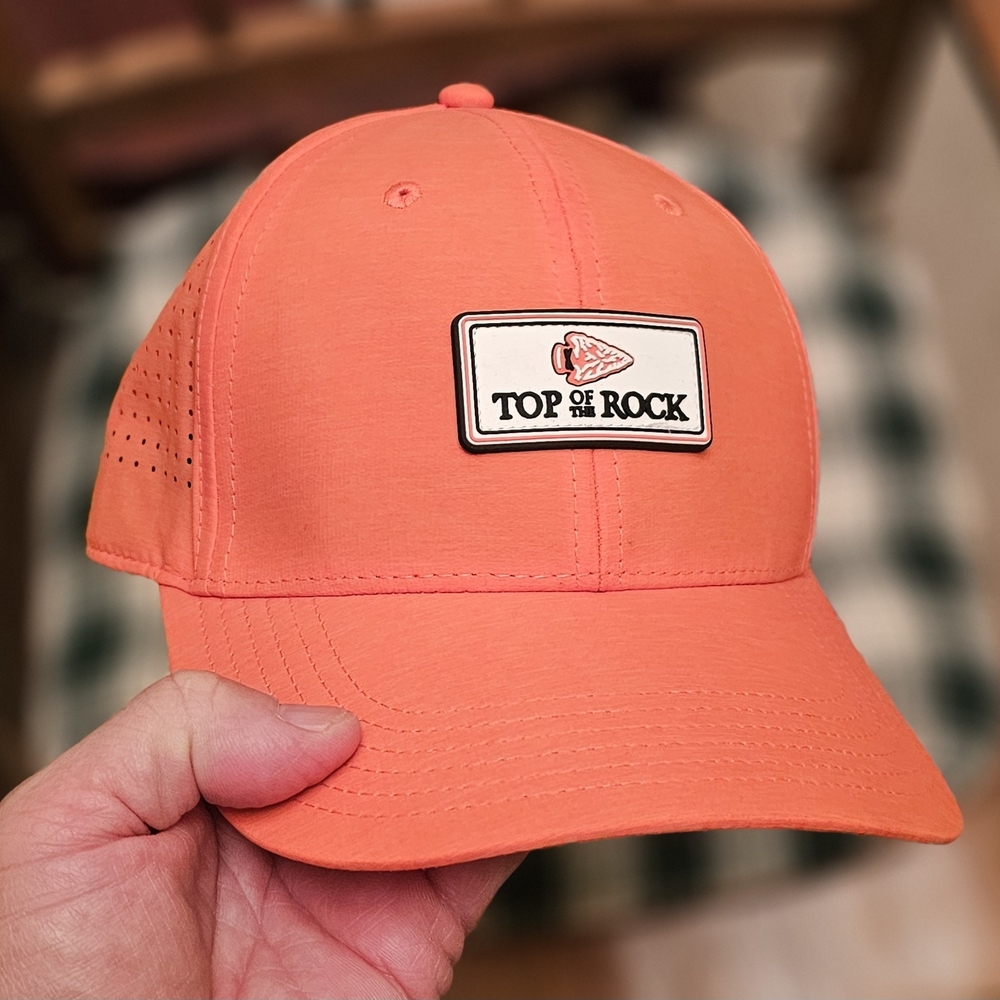 Top of the Rock Orange Cap from  Branson Missouri